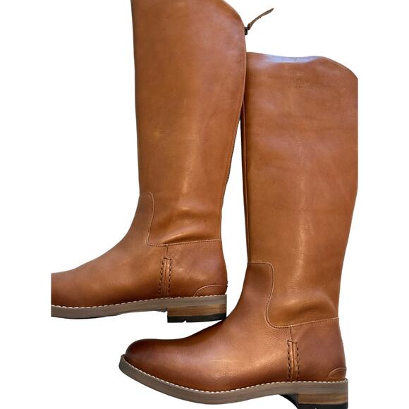 Franco Sarto Womens Meyer Knee High Boot SZ 7.5 MSRP 250.00  Brown - Picture 12 of 15